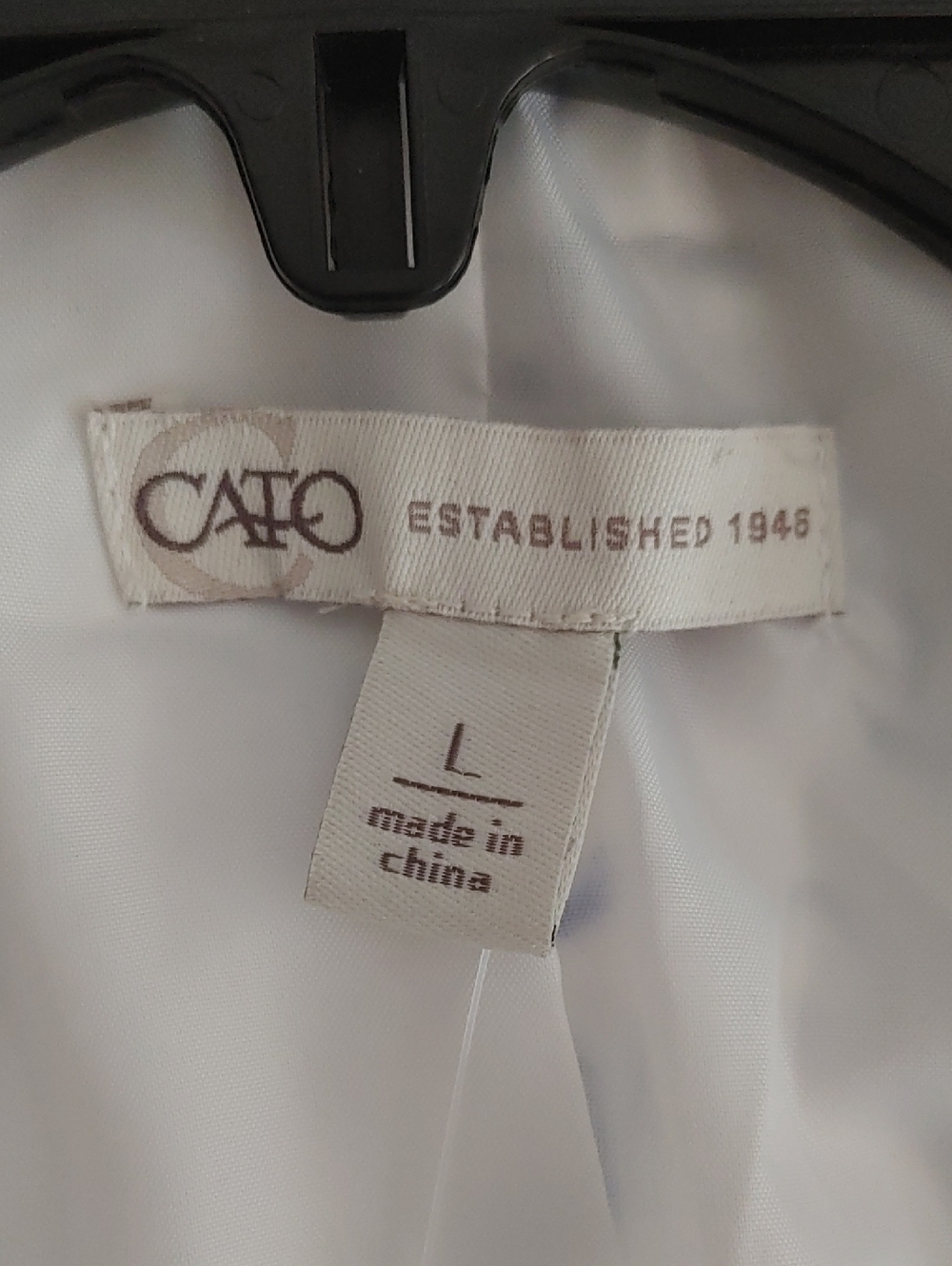 Cato Strong Blue 1 Button 3/4 Sleeve Blazer Size L - Picture 8 of 9
